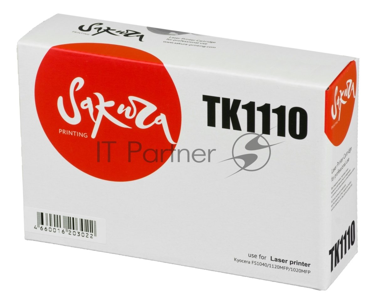Картридж Sakura TK1110 для Kyocera MITA FS1040/1120MFP/1020MFP, черный, 2500 к.