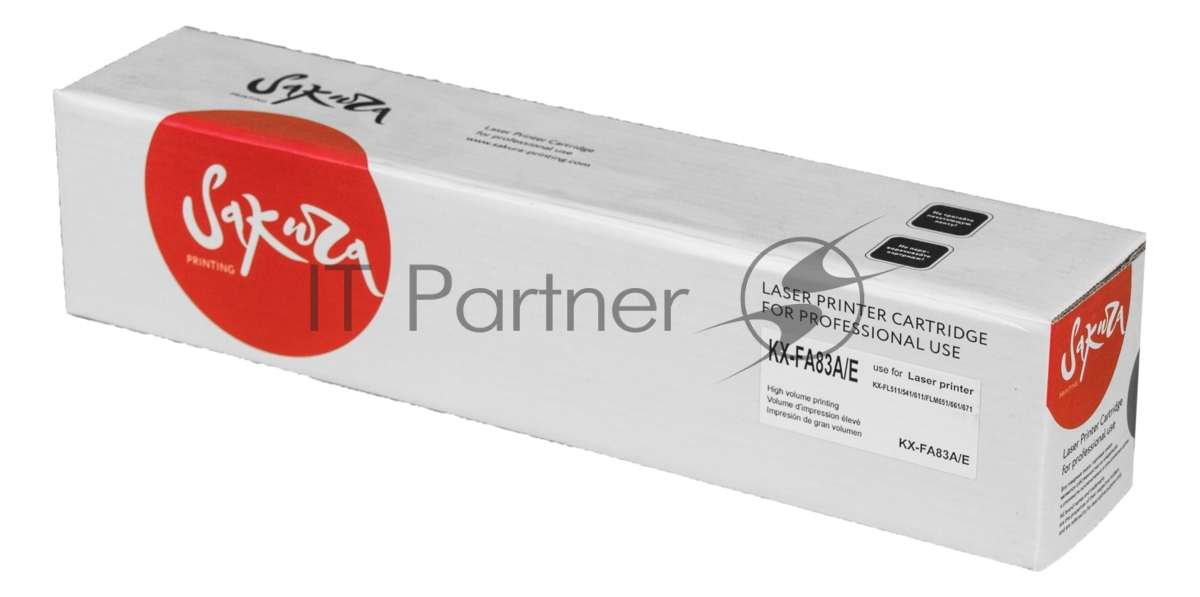 Картридж Sakura KXFA83A/E для Panasonic KX-FL51, KX-FL511,KX-FL513,KX-FL541,KX-FLM663 черный, 2500 к.