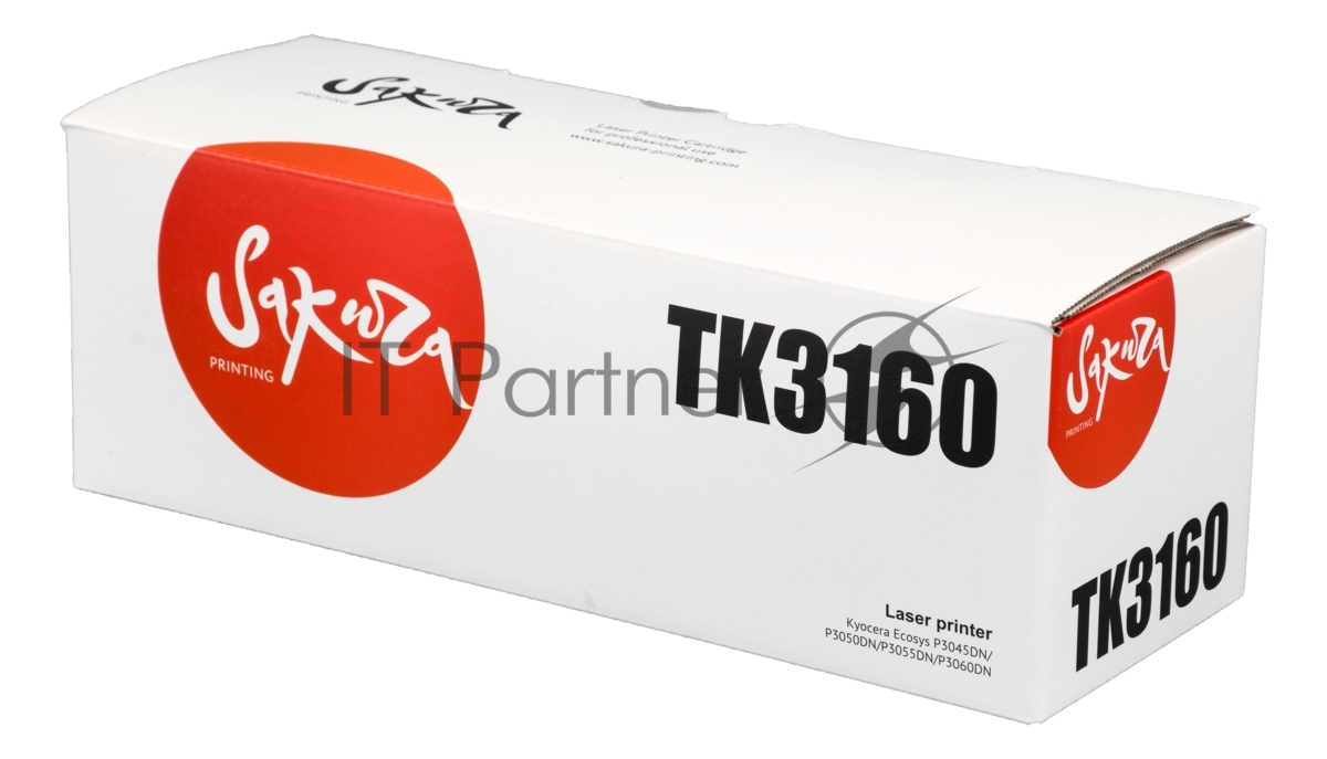 Картридж лазерный Sakura TK3160 для Kyocera Mita ECOSYS p3045dn/p3050dn/p3055dn/p3060dn, черный, 12 500 к.