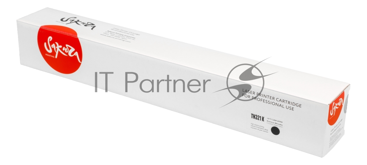 Тонер-туба Sakura KMTN-321K (A33K150) для Konica Minolta, черный, 27000 к.
