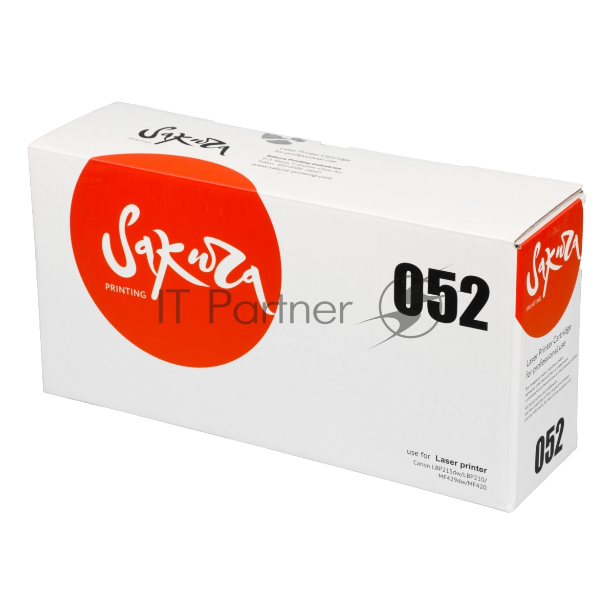 Картридж лазерный Sakura CRG052 для Canon i-SENSYS LBP212/214/215, i-SENSYS MF421/426/428/429, черный, 3 100 к.