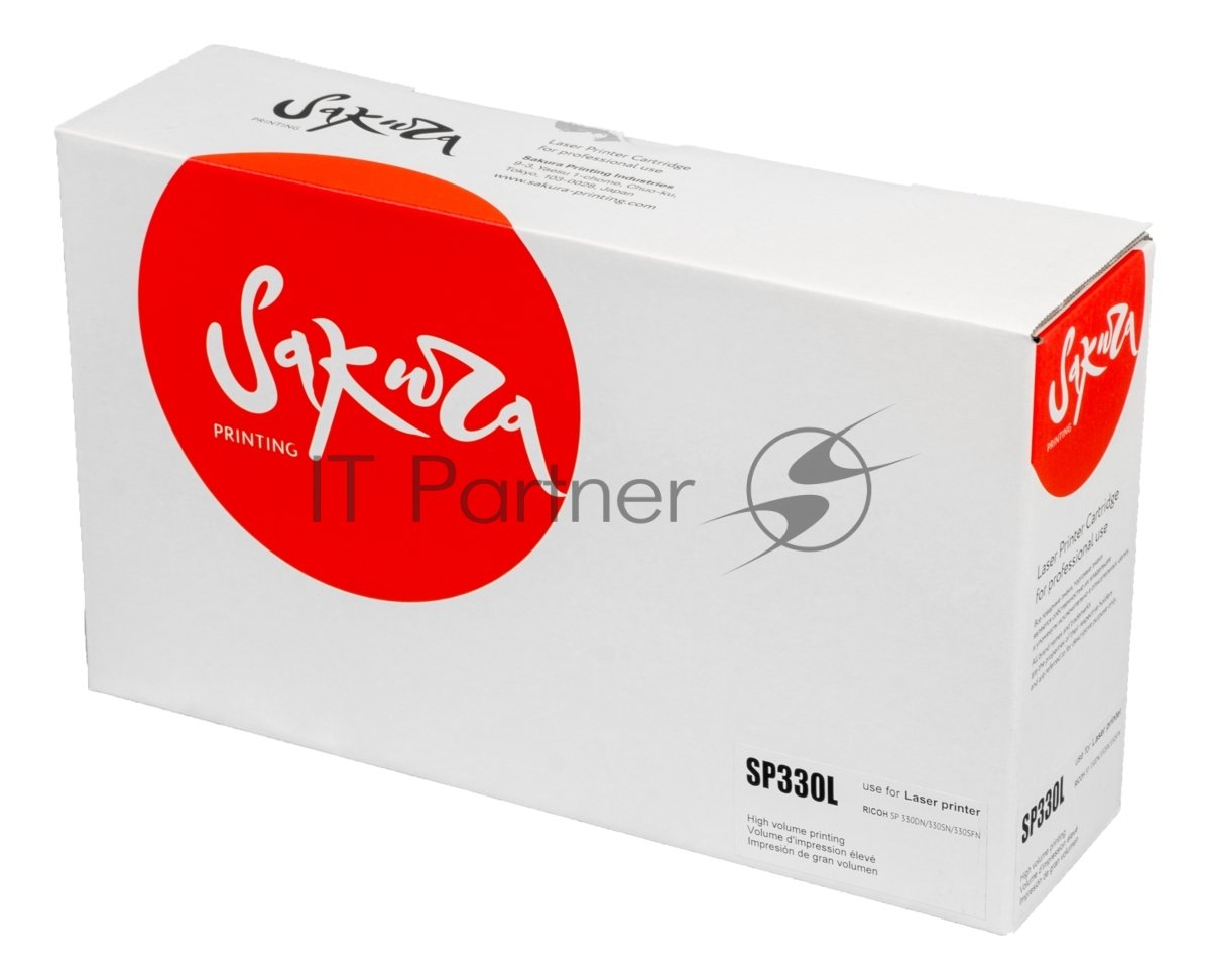 Картридж лазерный SAKURA SASP330L (SP330L/408278), черный, 3500 страниц