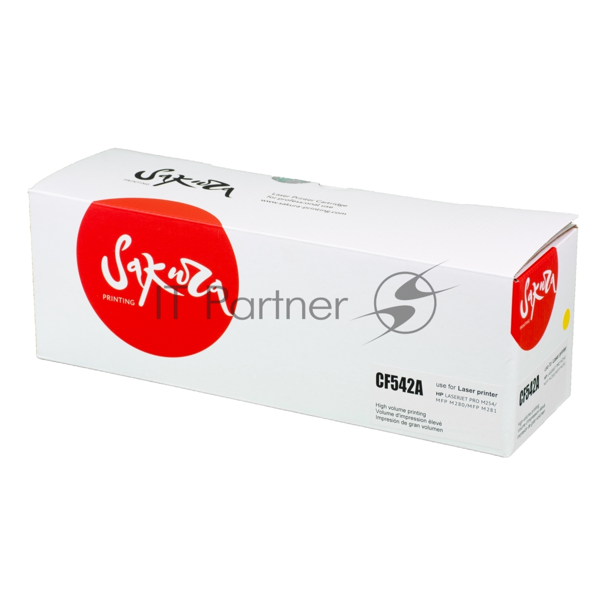 Картридж Sakura CF542A (203A) для HP M254, MFP M280/281, желтый, 1 300 к.