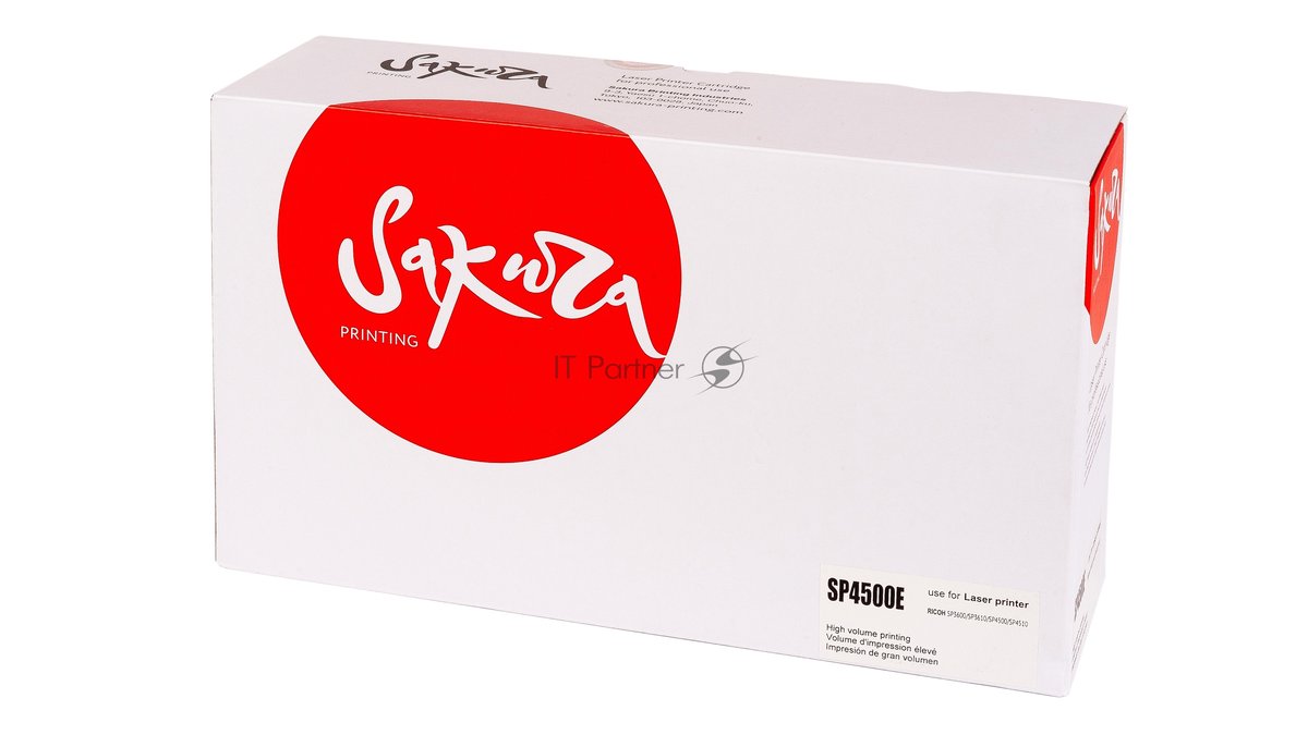 Картридж Sakura SP4500E Ricoh Aficio SP3600DN/SP 3600SF/SP 3610SF/SP 4510DN, Ricoh Aficio SP 4510SF, черный, 6000 к.