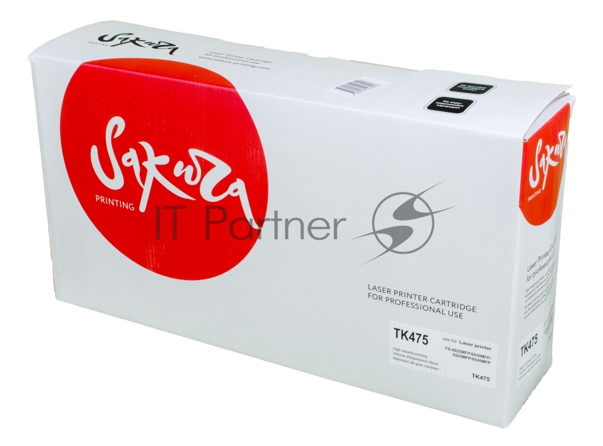 Картридж Sakura TK475 для Kyocera Mita FS-6025MFP, FS-6025MFP/B, FS-6030MFP, FS-6525MFP, FS-6530MFP, черный, 20000 к.
