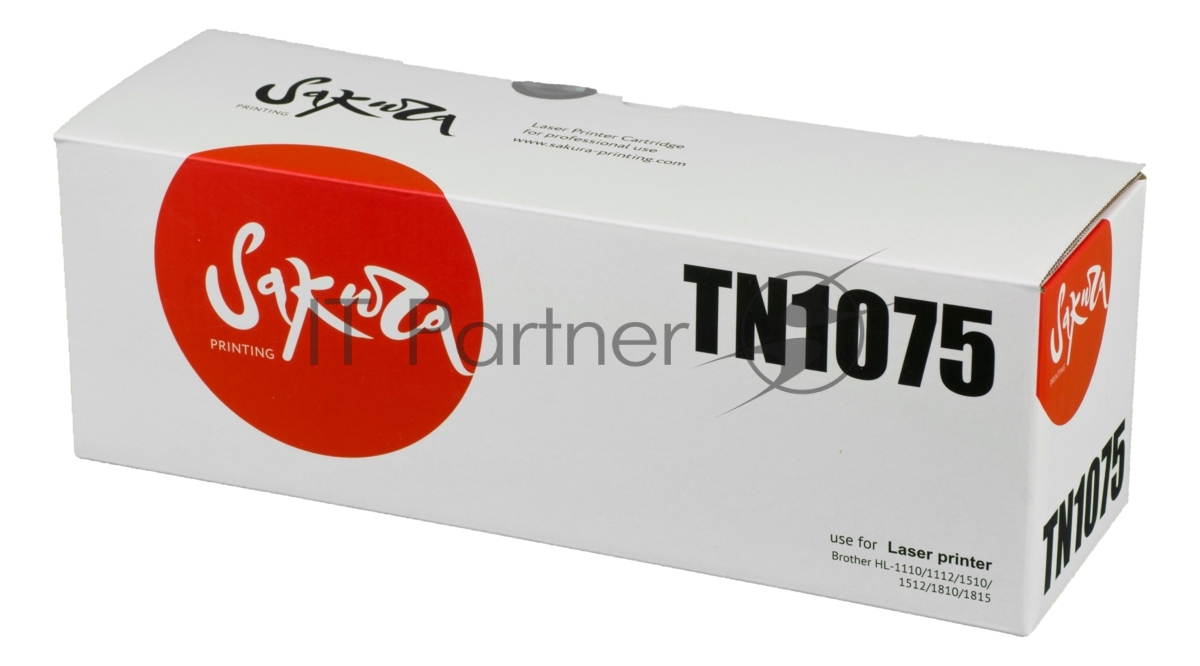 Картридж лазерный Sakura TN1000/1030/1050/1060/1075 для Brother HL-1110/1112/1510/1512/1810/1815, 1500 к.