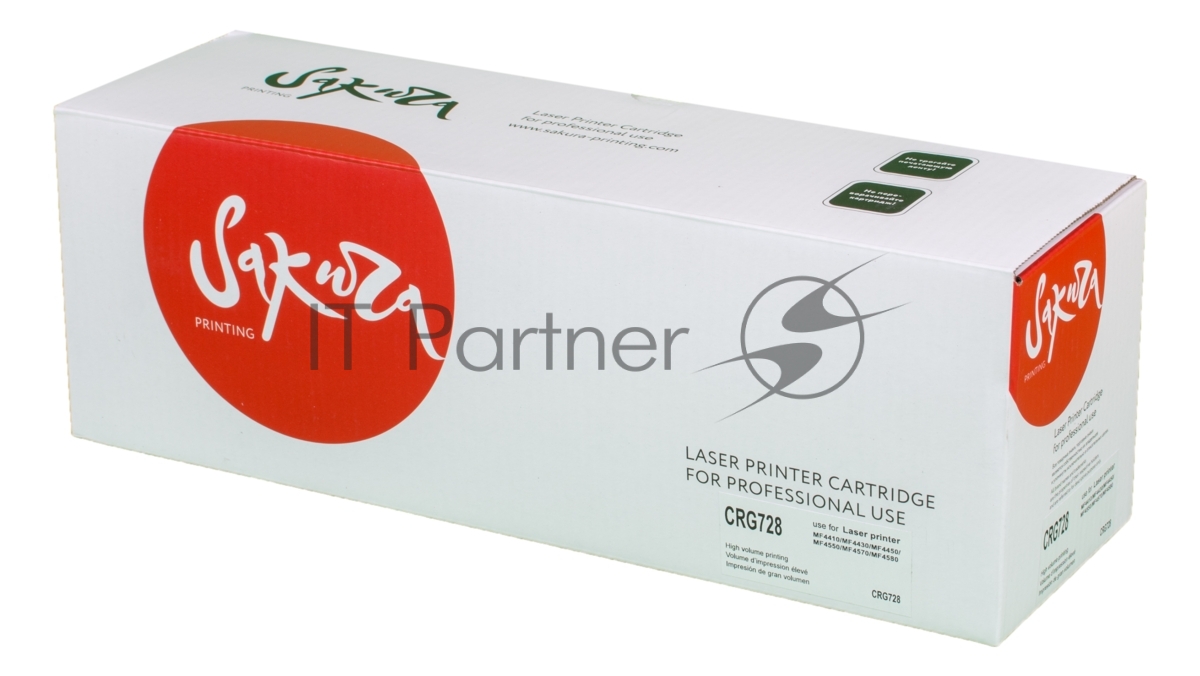 Картридж Sakura SA728 для Canon iC MF4420/4430/4120/4412/4410/4452/4450/4550/4570/4580/D520, черный, 2100 к.