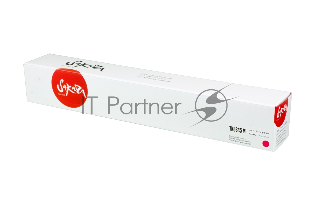 Картридж Sakura TK8345M для Kyocera TASKalfa 2552ci, пурпурный, 12 000  к.