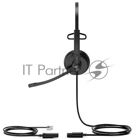 Гарнитура Yealink YHS34 Mono чёрный, проводная