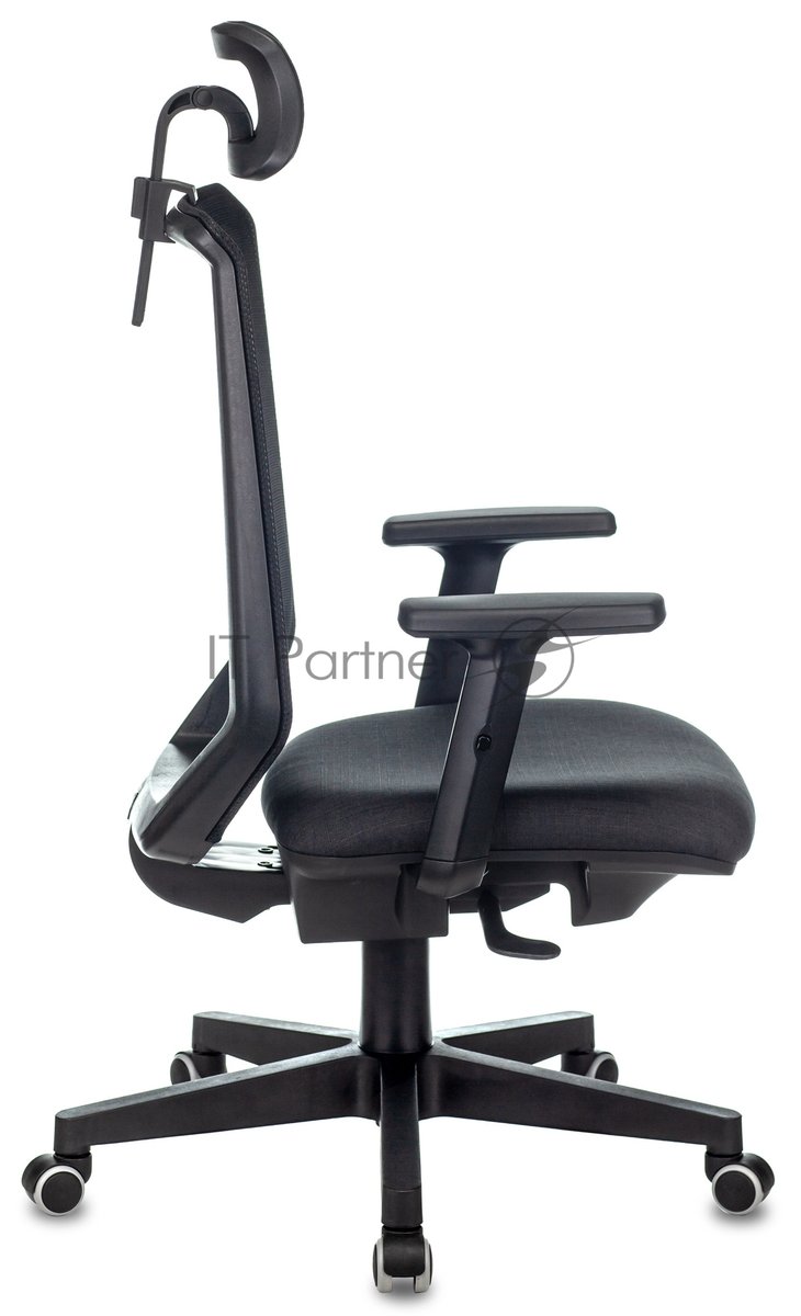 Кресло Бюрократ EXPERT TW-01 черный, сетка, подголовник