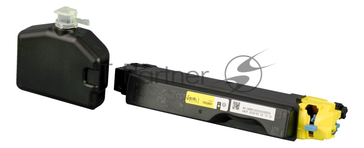 Картридж Sakura TK5280Y для Kyocera Mita ECOSYS P6235cdn, желтый, 11 000к.