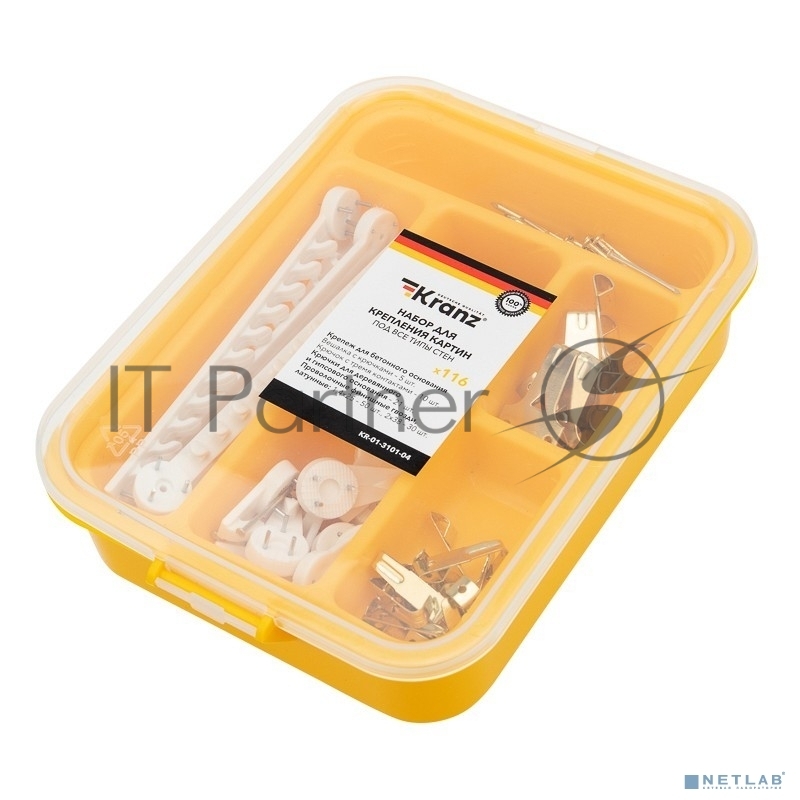 Набор картинного крепежа Kranz KR-01-3101-04 116 шт.