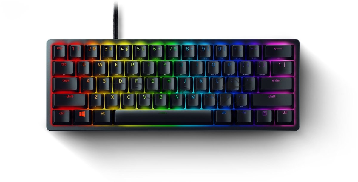 Клавиатура Razer Huntsman Mini проводная, USB, чёрный