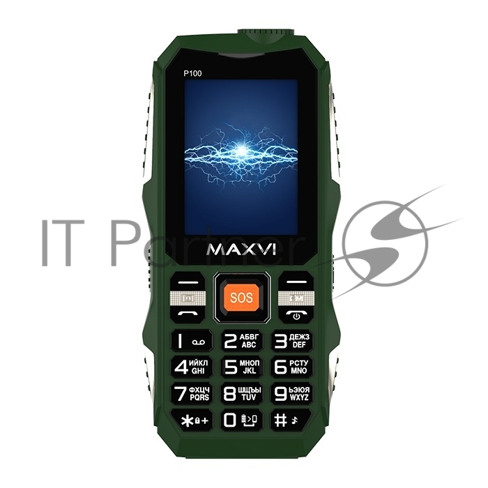 Мобильный телефон Maxvi P100 зеленый