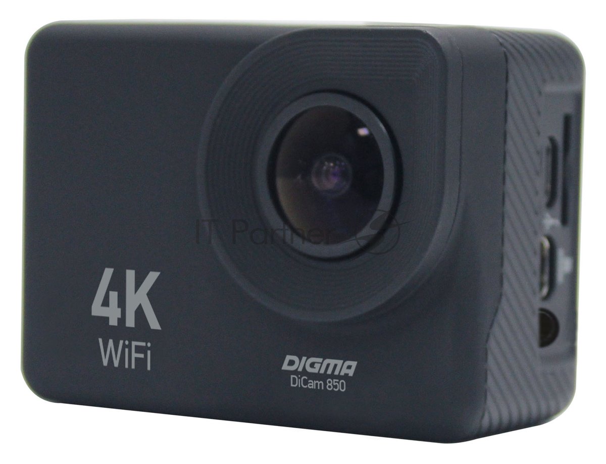 Экшн-камера Digma DiCam 850 черный