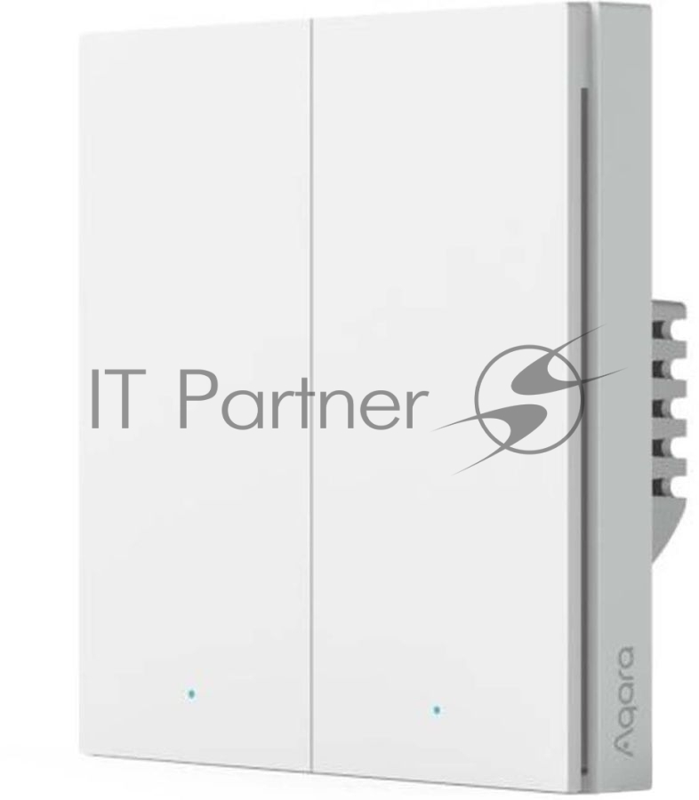Выключатель умный Aqara Smart wall switch H1 (with neutral, double rocker) WS-EUK04