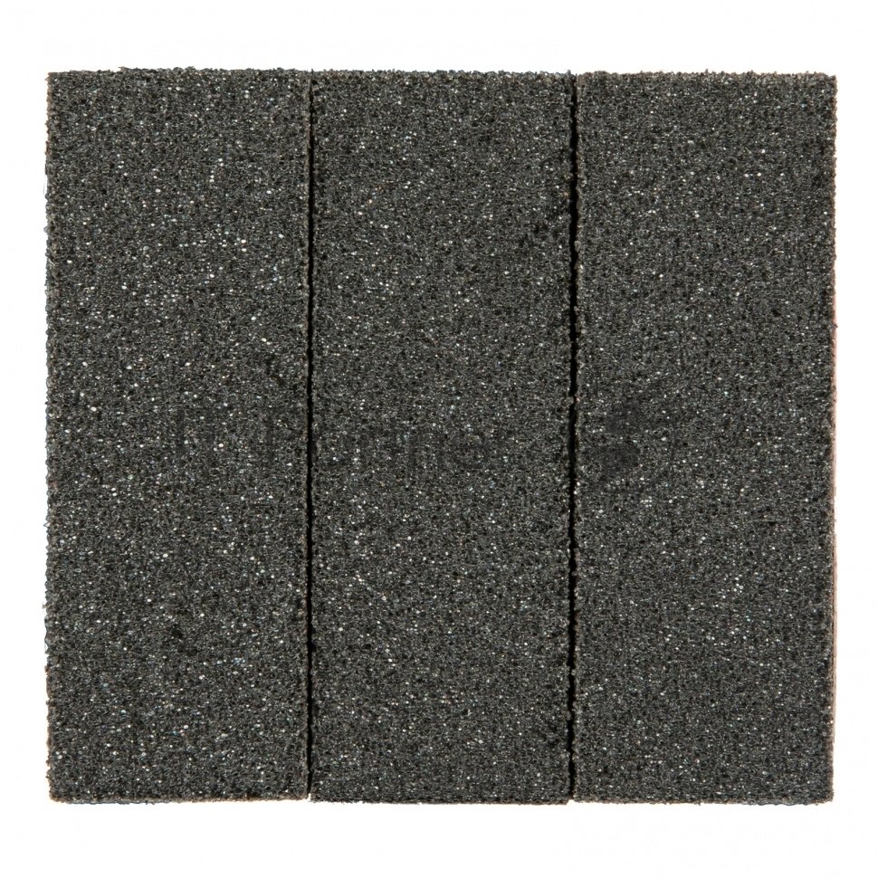 Губка для шлифования Matrix 100 x 70 x 25 мм, мягкая, 3 шт., P 60/80, P 60/100, P 80/120