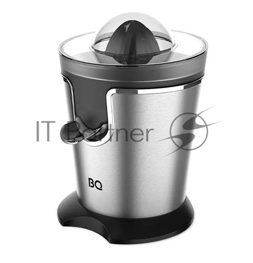 Соковыжималка BQ J1732 чёрный/серебристый, цитрусовая, 125 Вт, 250 мл, механическое