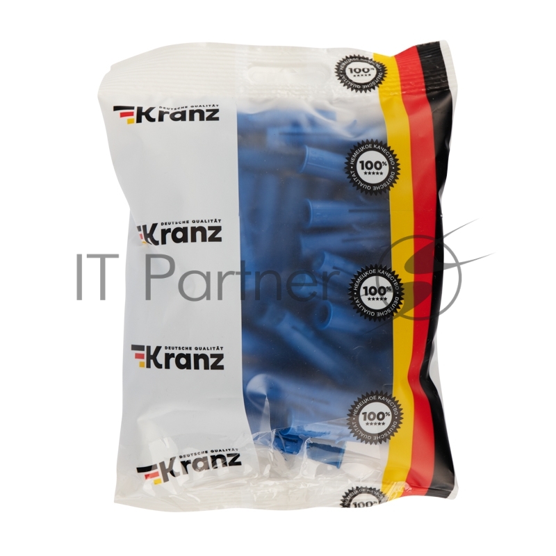 Дюбель распорный Kranz 10х60, синий, пакет (50 шт./уп.)