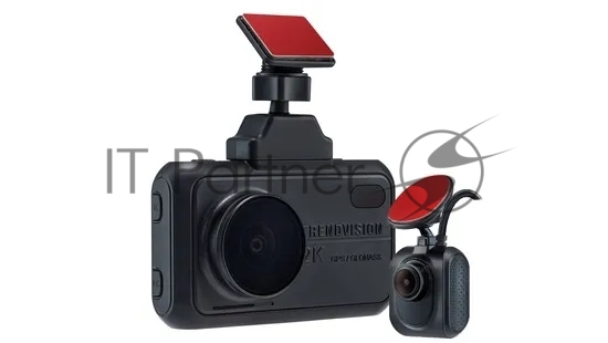 Видеорегистратор TrendVision TDR-721S EVO PRO, 2304x1296, 3", с камерой заднего вида, GPS/ГЛОНАСС, Wi-Fi, G-сенсор, датчик движения, GPS-информатор