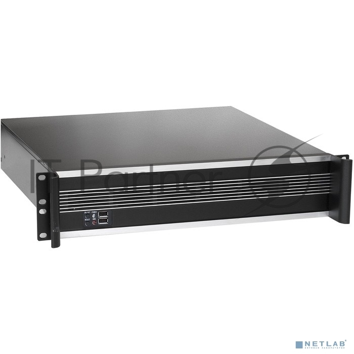 Exegate EX284970RUS Серверный корпус ExeGate Pro 2U450-09 <RM 19", высота 2U, глубина 450, БП 600ADS, 2*USB>