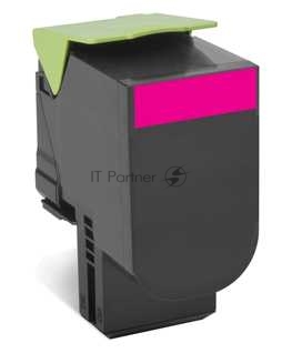 Картридж Lexmark с пурпурным тонером 808M CX510de/ CX410de/CX410e/CX510dhe/CX510dthe/CX410dte/CX310dn/CX310n