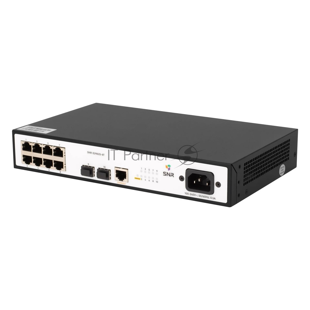 Коммутатор SNR SNR-S2982G-8T, 8×1 Гбит/с + 2×1 Гбит/с SFP, управляемый