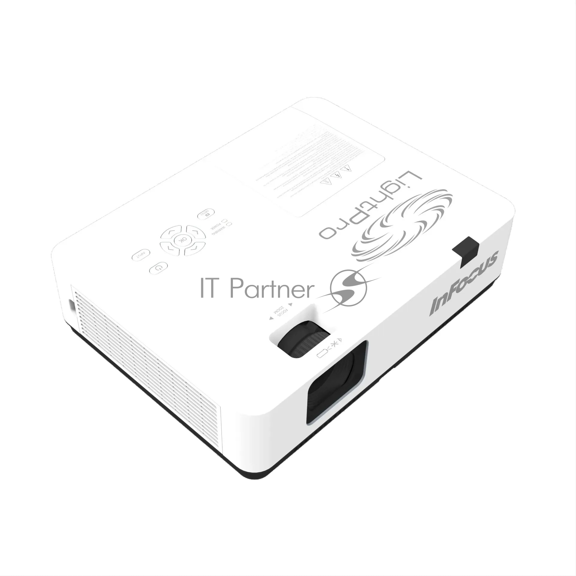 Проектор INFOCUS IN1036 3LCD, 5000 lm, WXGA, 1.371.65:1, 50000:1, (Full 3D), 16W, 2хHDMI 1.4b, VGA in, CompositeIN, 3,5 audio IN, RCAx2 IN, USB-A, VGA out, 3,5 audio OUT, RS232, Mini USB B serv, RJ45, 3,3 кг