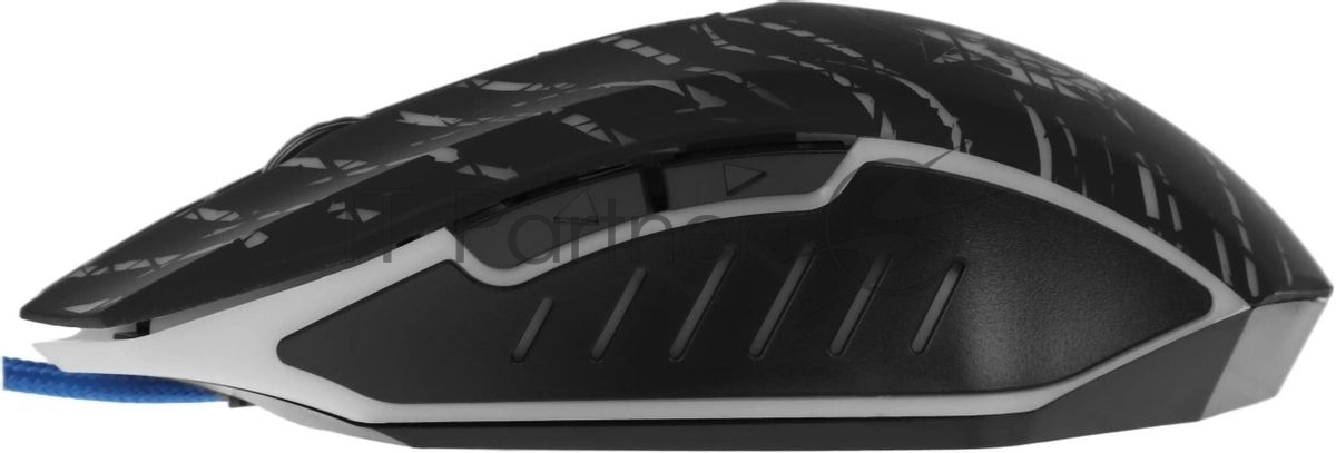 Мышь проводная Defender Dark Agent GM-590L черный, 12800 dpi, USB, кнопки - 6