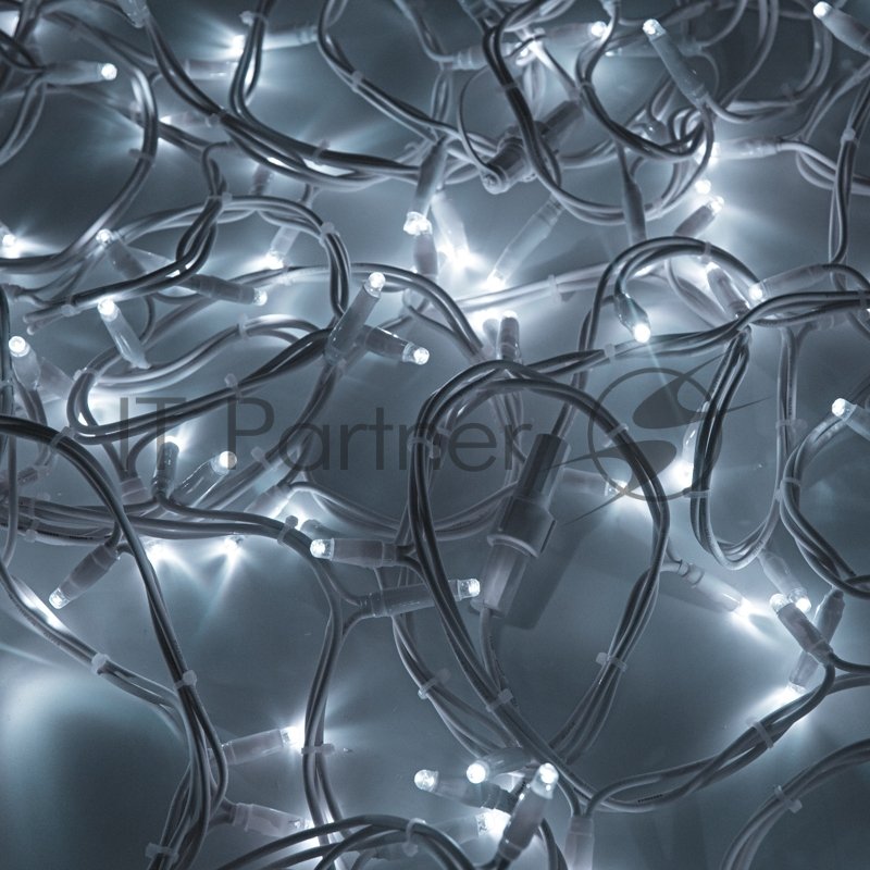 Гирлянда Neon-night "Дюраплей LED" 20 м, 200 LED, белый каучук, свечение белое