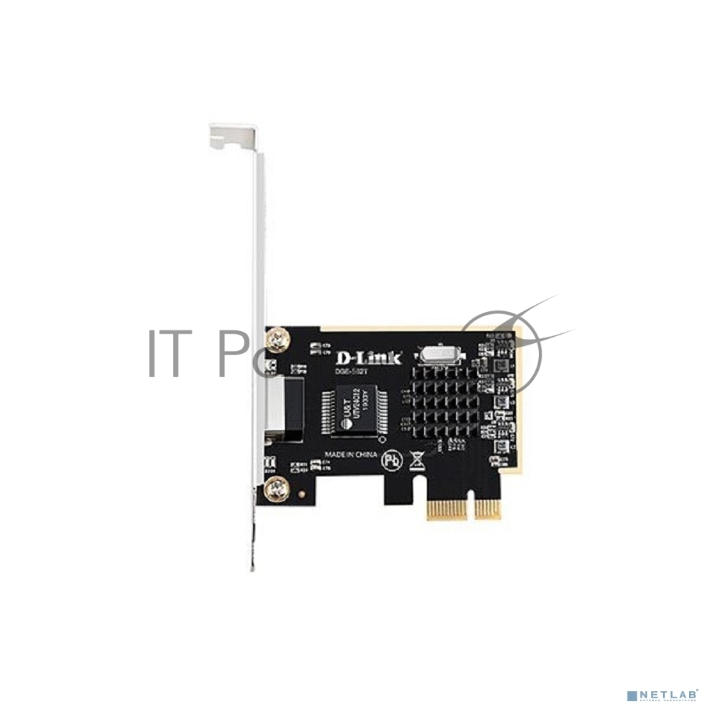 Сетевой PCI Express адаптер D-Link DGE-562T/A2A с 1 портом 100/1000/2.5Gbase-T