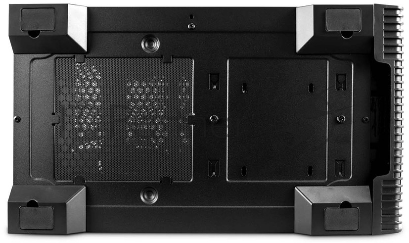 Компьютерный корпус 1STPLAYER TRILOBITE T3 черный mATX, TG 4x 120мм LED fans inc. T3-BK-4F1
