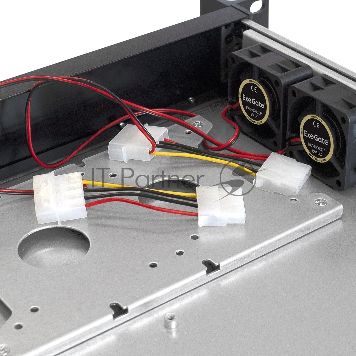 Exegate EX293306RUS Серверный корпус ExeGate Pro 1U390-01 <RM 19", высота 1U, глубина 390, БП 1U-F450AS, USB>