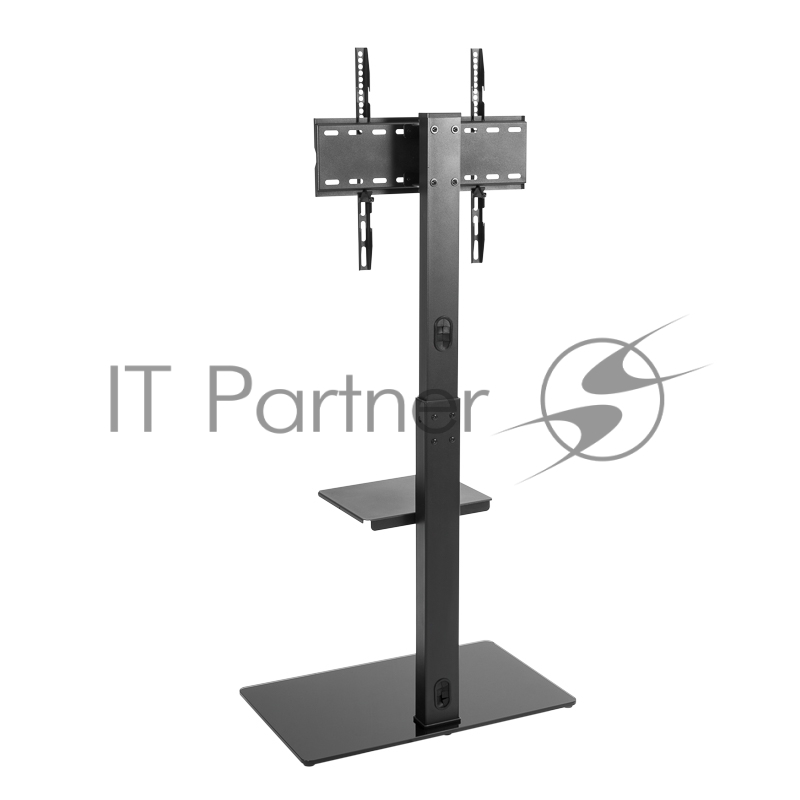 Напольная стойка с кронштейном для телевизора Rexant 32"-55" дюймов с дополнительной полкой для медиаоборудования серия Profi