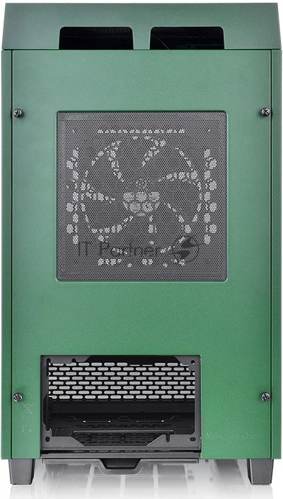 Компьютерный корпус Thermaltake The Tower 100 Racing Green без БП miniITX 1x120мм 3x140мм 2xUSB 3.0 audio bott PSU