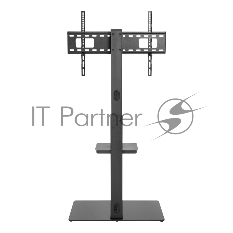 Напольная стойка с кронштейном для телевизора 37"-70" дюймов Rexant с дополнительной полкой для медиаоборудования серия Profi