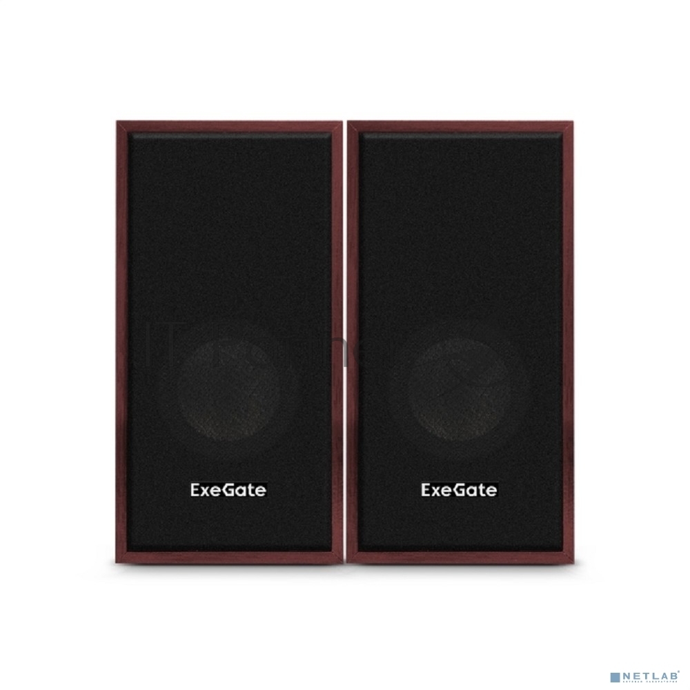 Акустическая система 2.0 ExeGate EX287059RUS Tango 314 (питание USB, 2х3Вт (12 Вт RMS), 80-20000Гц, темное дерево)