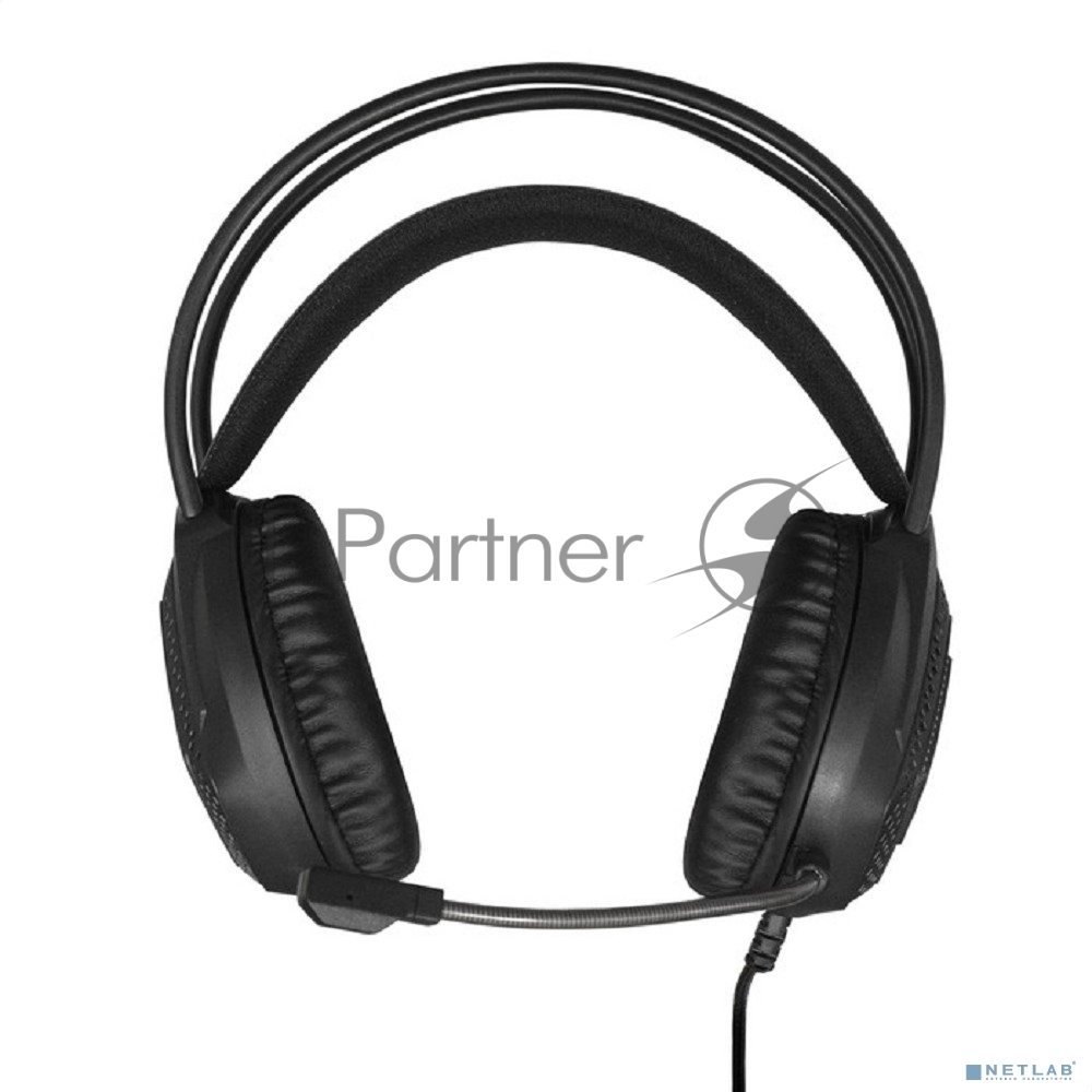 Гарнитура Exegate Cosmos HS-704GL чёрный, проводная, USB, виртуальный звук 7.1, подсветка