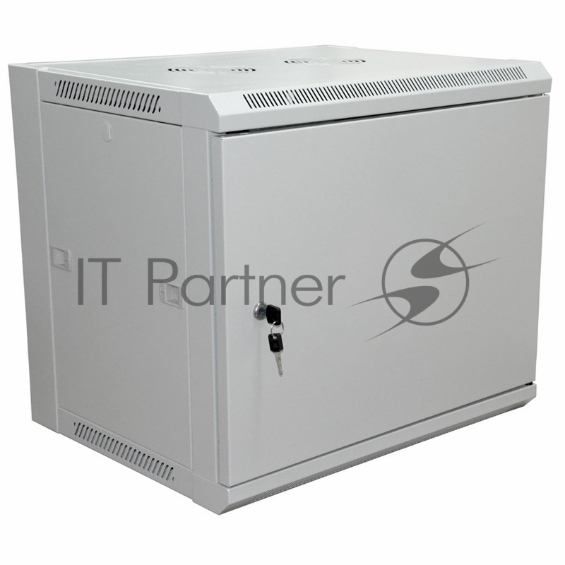 Шкаф коммутационный Rexant Pro (04-2210) настенный 6U 600x450мм пер.дв.металл без задн.дв. 90кг серый 365мм 16кг 220град. 370мм IP20 сталь