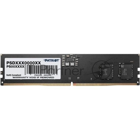 Оперативная память Patriot Signature, DDR5, 16GB (1x16 GB), 4800 MHz, CL40, DIMM