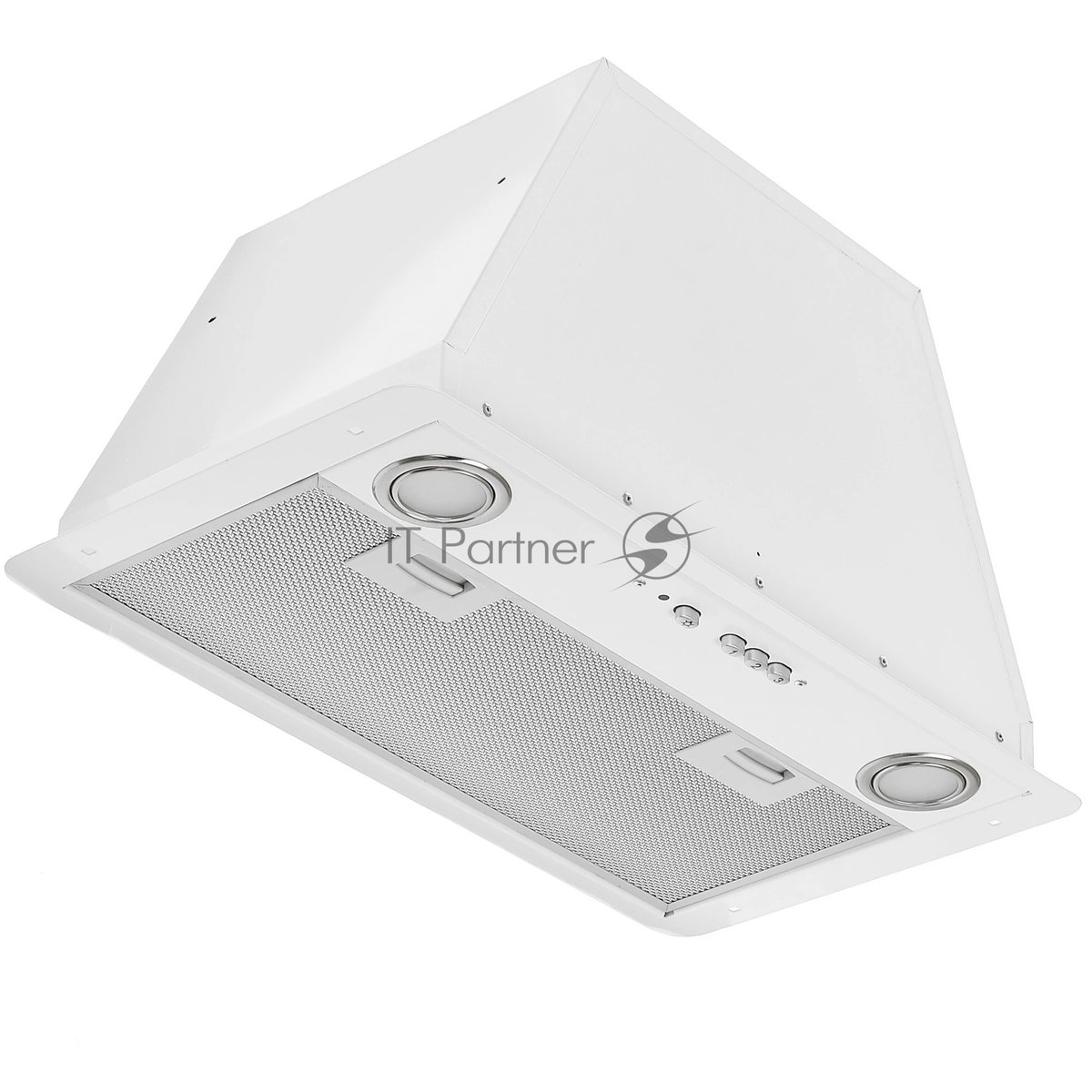 Вытяжка встраиваемая Elikor Flat 52П-650-К3Д белый, 50 см, 650 м³/ч, 36 дБ