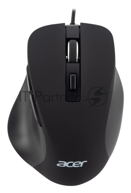 Мышь проводная Acer OMW120 черный, 2000 dpi, USB, кнопки - 6