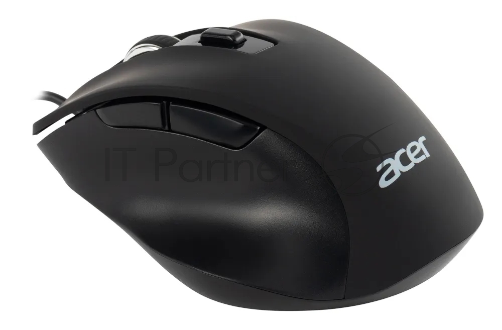 Мышь проводная Acer OMW120 черный, 2000 dpi, USB, кнопки - 6