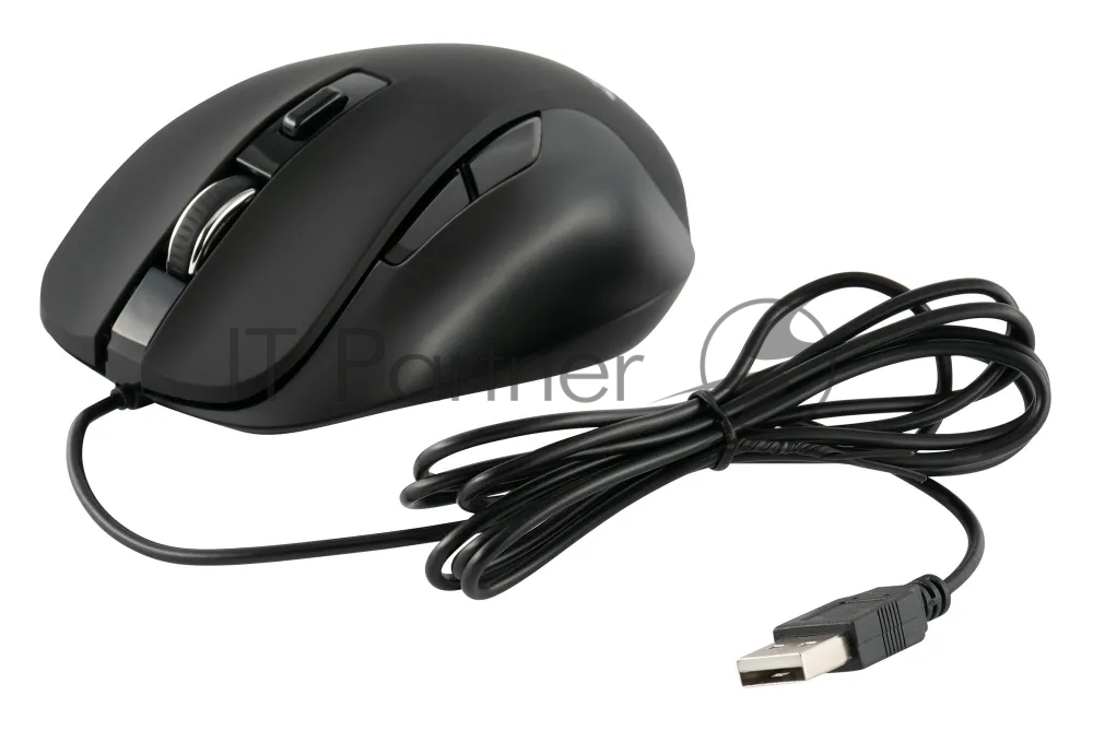 Мышь проводная Acer OMW120 черный, 2000 dpi, USB, кнопки - 6