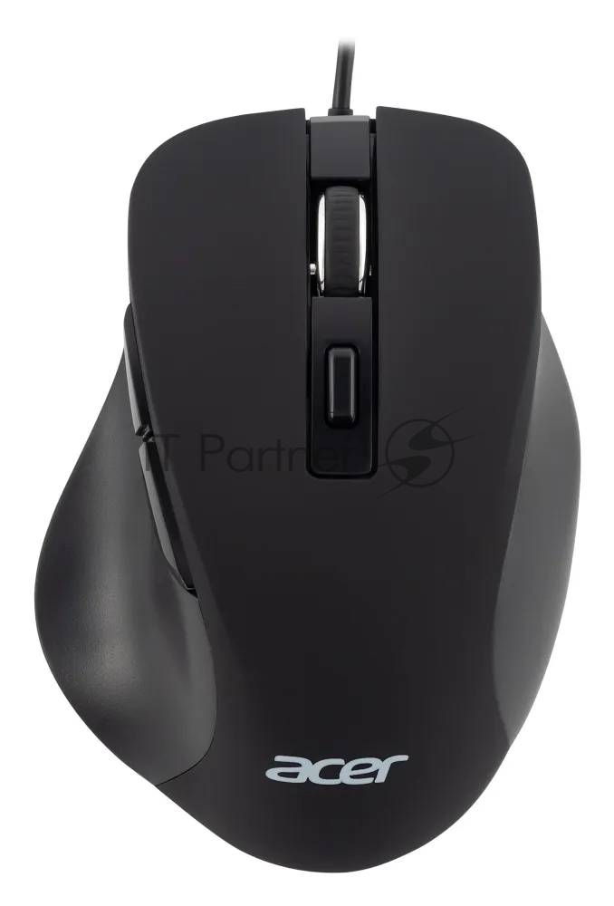 Мышь проводная Acer OMW120 черный, 2000 dpi, USB, кнопки - 6