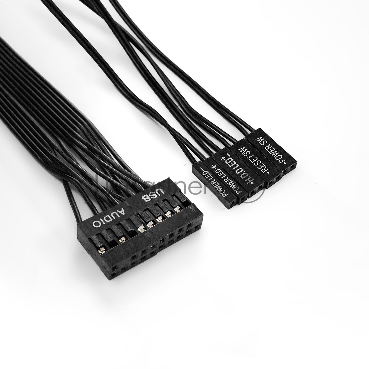Exegate EX290180RUS Корпус Miditower ExeGate AA-440-AA400 (ATX, AA400 8 см, 2*USB, аудио, черный)