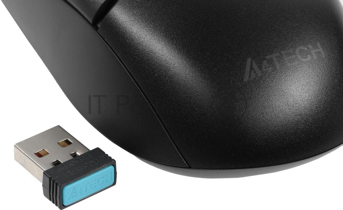Мышь беспроводная A4Tech Fstyler FB12 черный, 1200 dpi, USB, Bluetooth / радиоканал, кнопки - 3