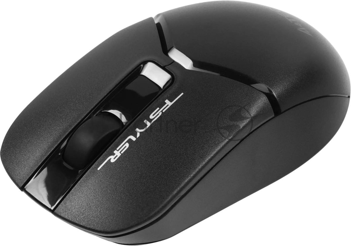 Мышь беспроводная A4Tech Fstyler FB12 черный, 1200 dpi, USB, Bluetooth / радиоканал, кнопки - 3