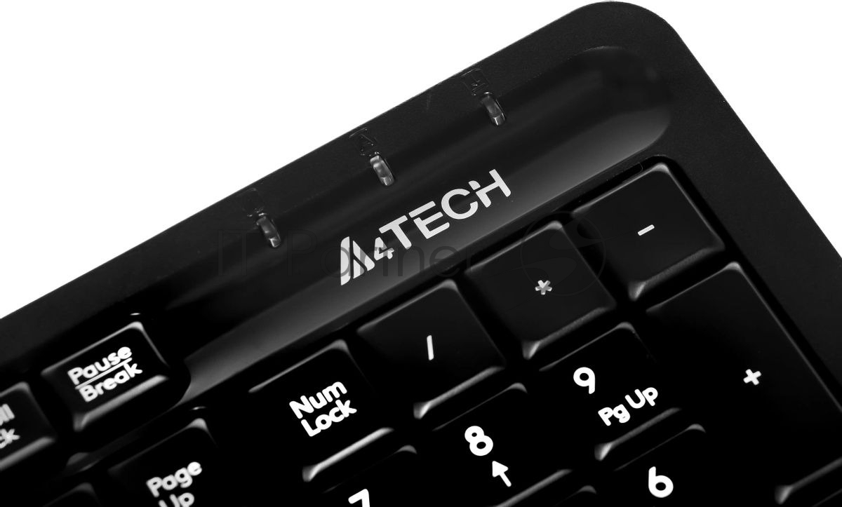 Комплект клавиатура+мышь A4Tech FStyler FG1012 беспроводной, USB, 1200 DPI, черный
