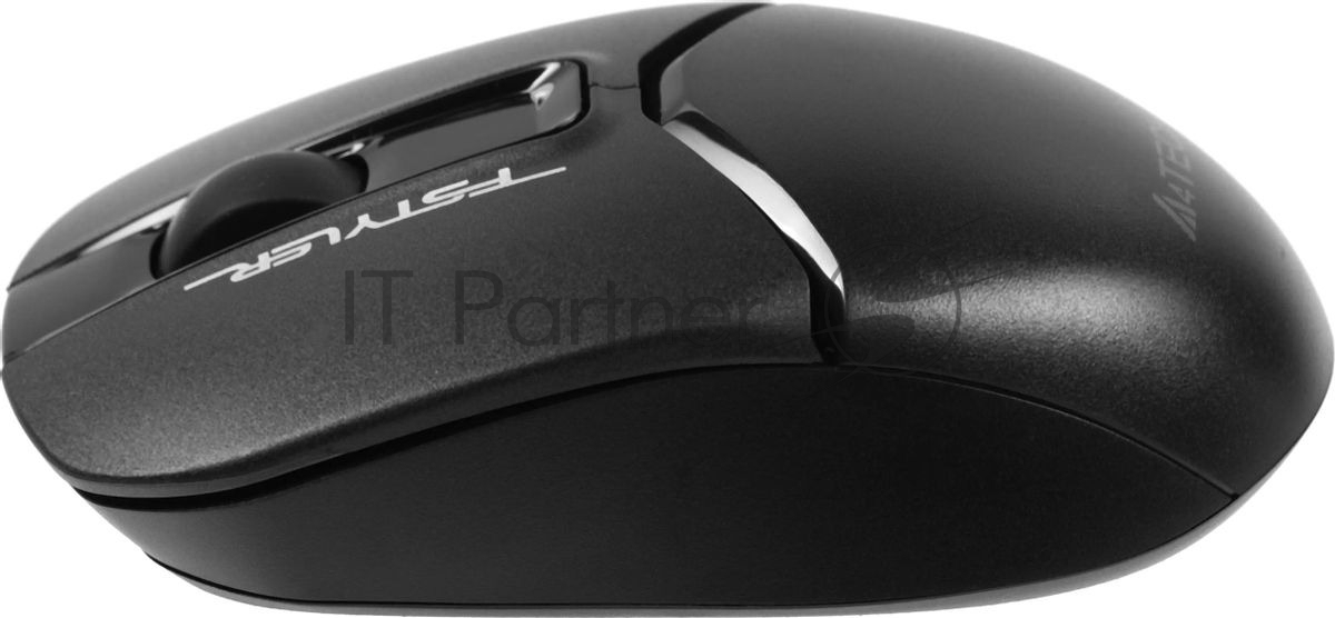 Мышь беспроводная A4Tech Fstyler FB12 черный, 1200 dpi, USB, Bluetooth / радиоканал, кнопки - 3